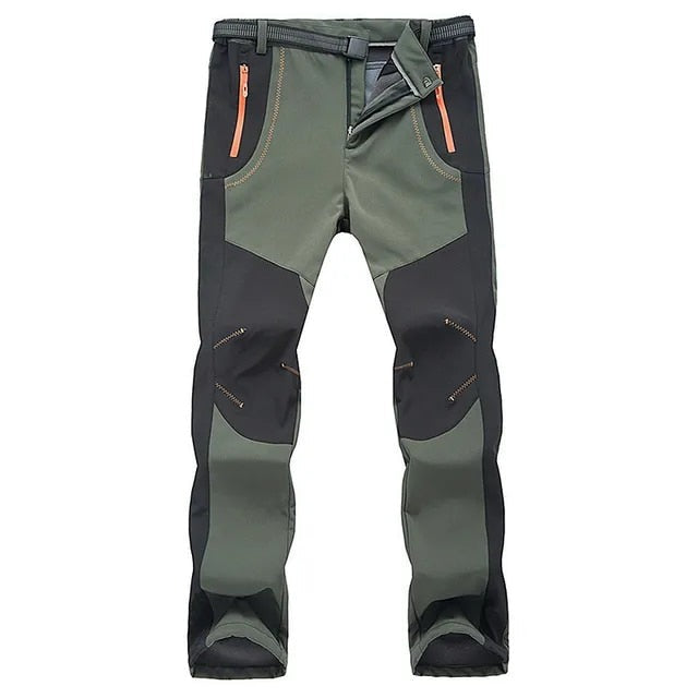 Men's Fleece-Lined Hiking Trousers Flamin' Fitness