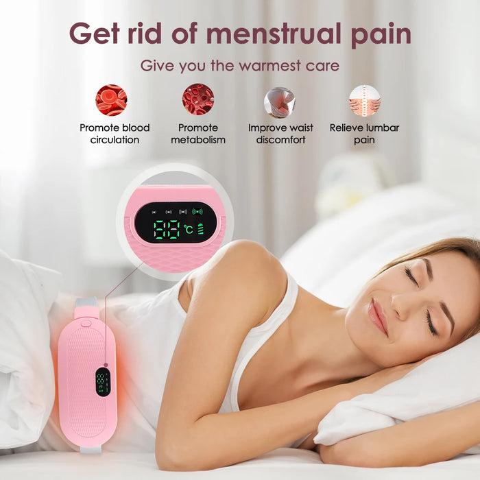 Menstrual Heating Pad with Vibration Massage