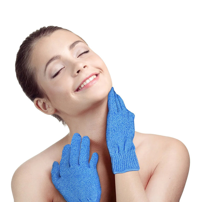 Reversible Exfoliating Shower Gloves