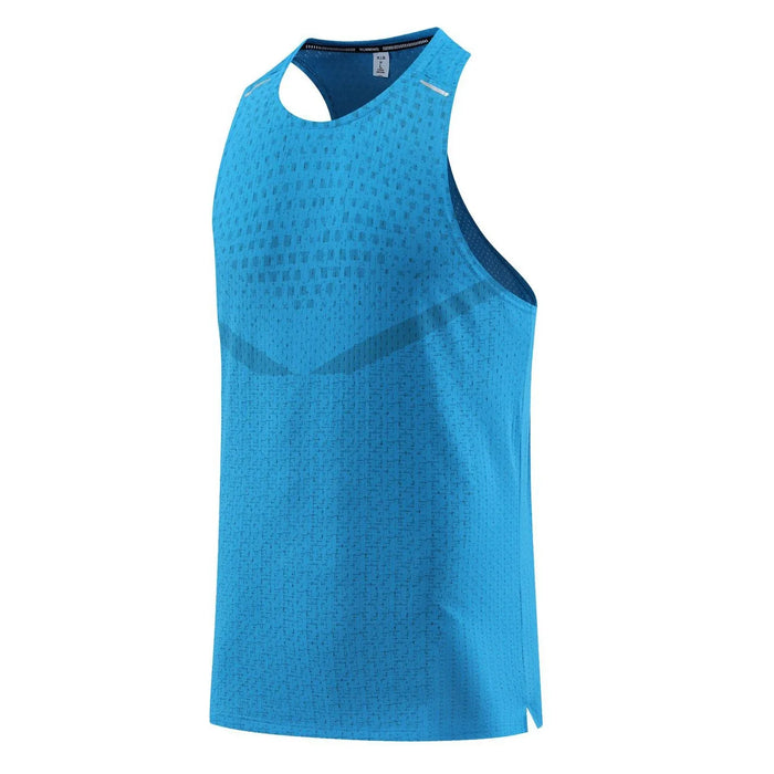 Men's Ice Silk Sleeveless Sports Vest – Quick-Dry, Breathable Gym Running Tank