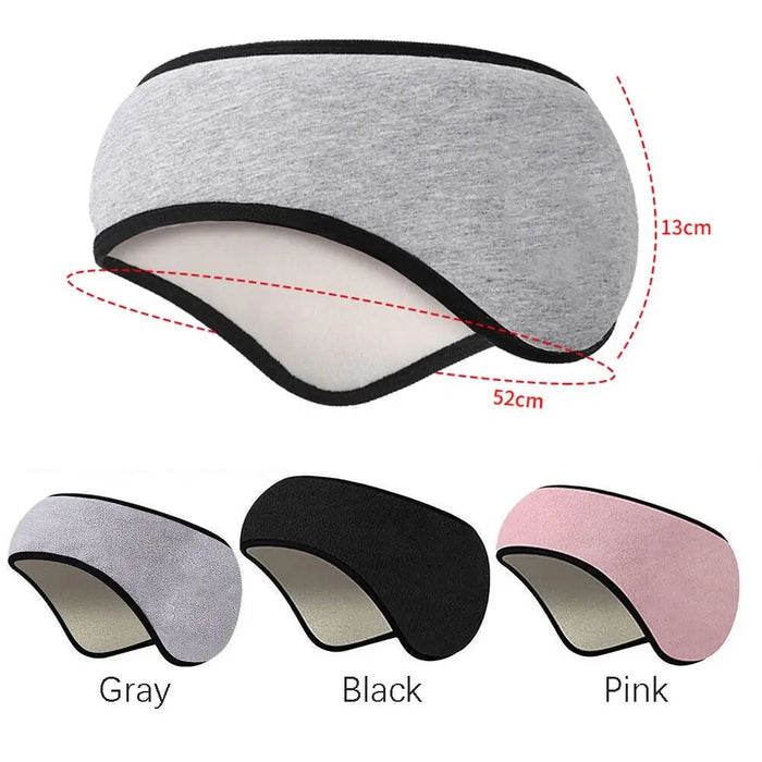 Comfortable Three-Layer Blackout Sleep Mask with Ear Muffs
