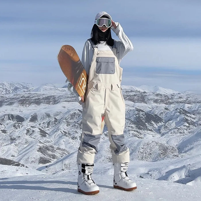 Warm Waterproof Snowboarding Pants – Windproof Ski Overalls for Men and Women