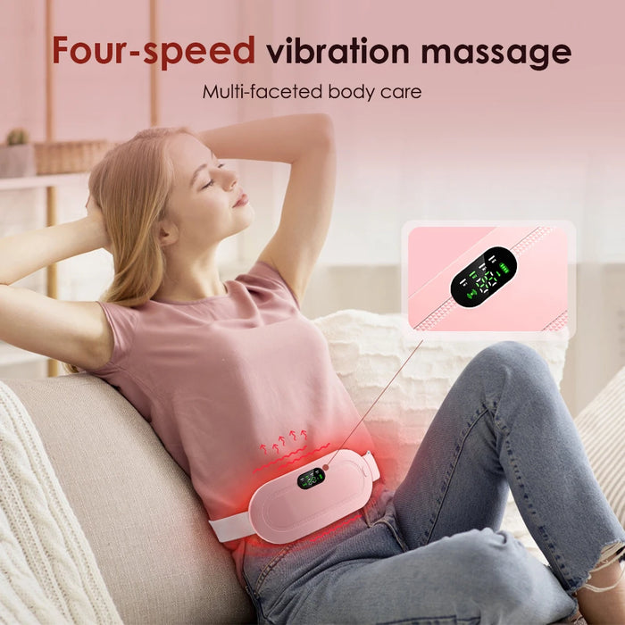 Menstrual Heating Pad with Vibration Massage