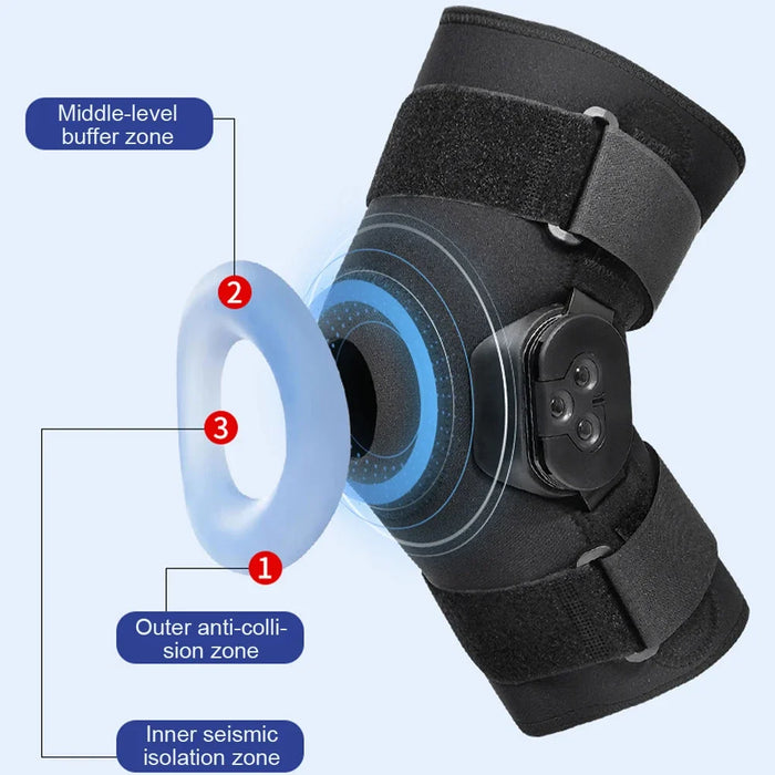 Medical-Grade Hinged Knee Pads for Support and Recovery