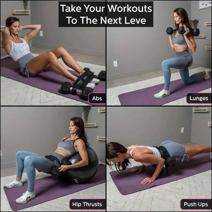 Weighted Waist Training Belt for Fitness & Dumbbell Workouts