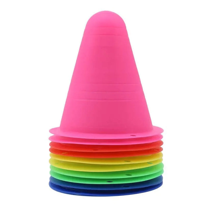 8cm Plastic Marker Cones (10 Pack)