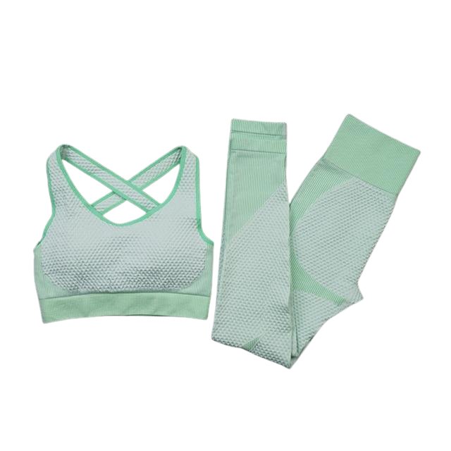 Agility Sports Bra & Leggings Gym Set - Flamin' Fitness