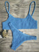 Crochet Style Two-Piece Swimsuit - Flamin' Fitness