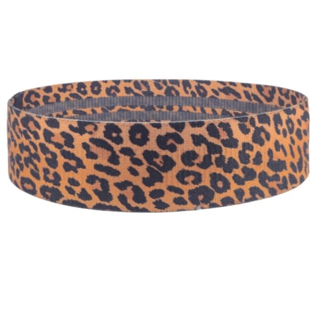 Heavy Leopard Print Booty Band - Flamin' Fitness