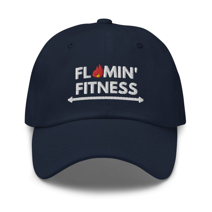 Navy Baseball Cap - Flamin' Fitness