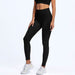 Ribbed Gym Leggings - Flamin' Fitness