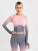 Seamless Ombre Long-Sleeve & Leggings Gym Set - Flamin' Fitness